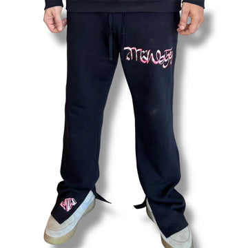 MoWagey Sweatpants – Metallic Pink