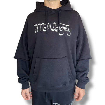 MoWagey Oversized Hoodie – Silver