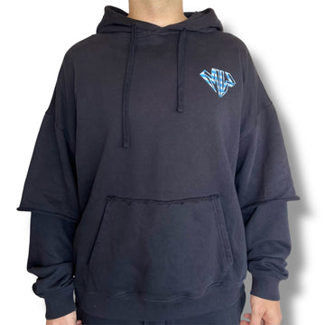 MoWagey Oversized Hoodie – Icy Blue