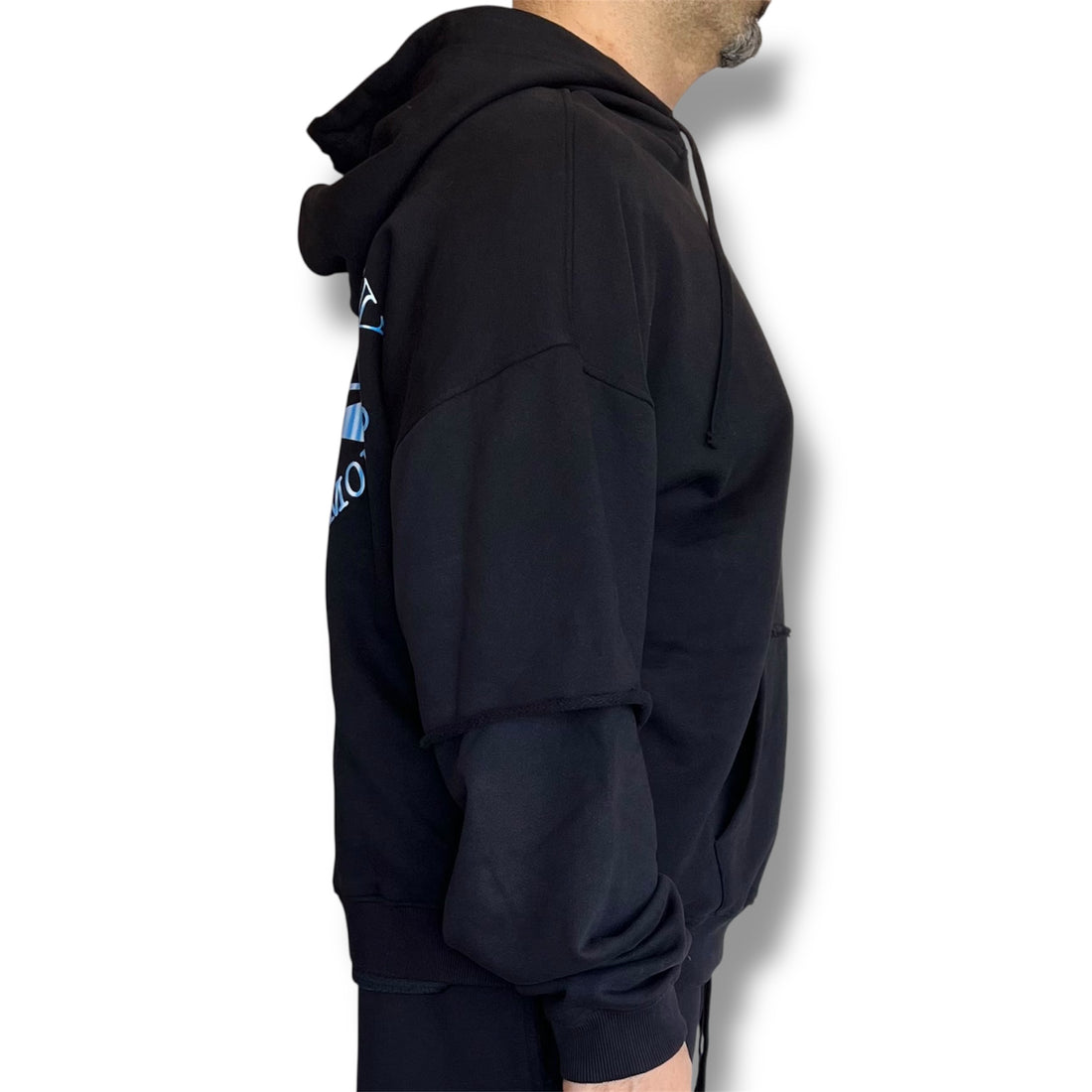 MoWagey Oversized Hoodie – Icy Blue